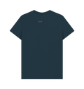 Denim Blue Printed T-shirt Back