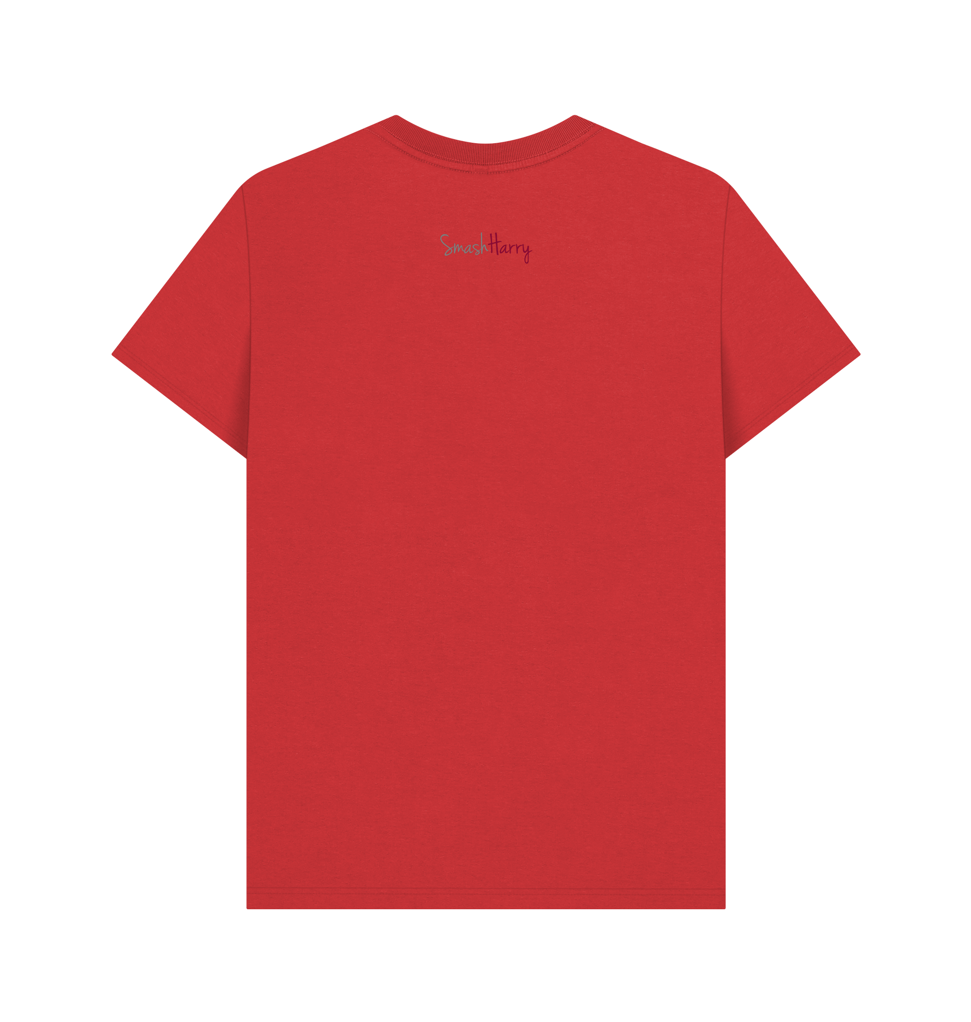 Red Printed T-shirt Back