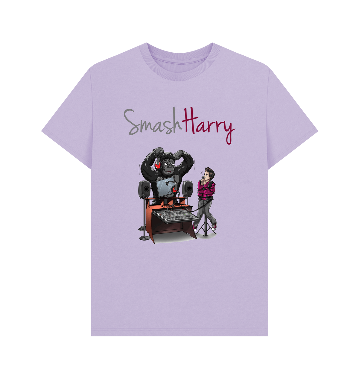 Lilac Printed T-shirt Front