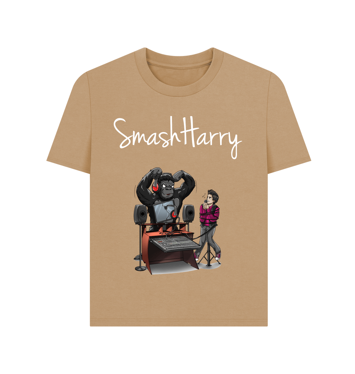 Sand Printed T-shirt Front