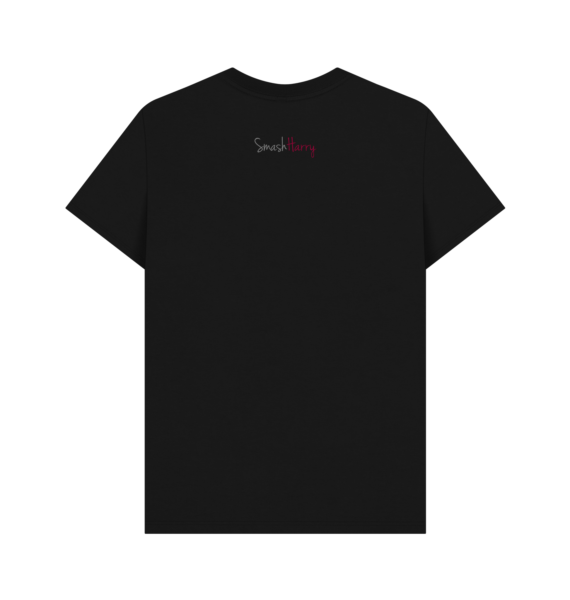 Black Printed T-shirt Back