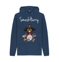 Navy SmashHarry Men's Organic Pullover Hoodie \u2014 Drums