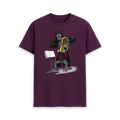 Purple Printed T-shirt Front