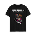 Black Printed T-shirt Front