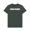 Dark Grey Printed T-shirt Front