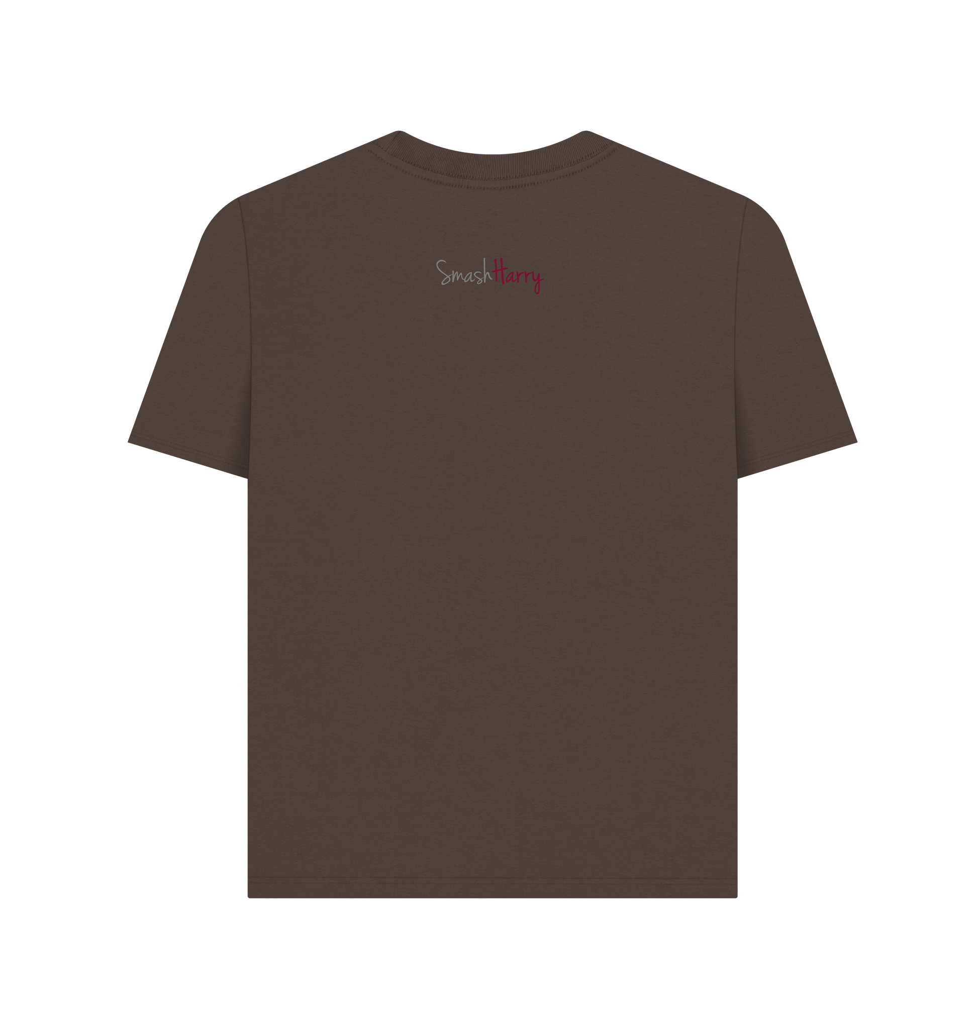 Chocolate Printed T-shirt Back