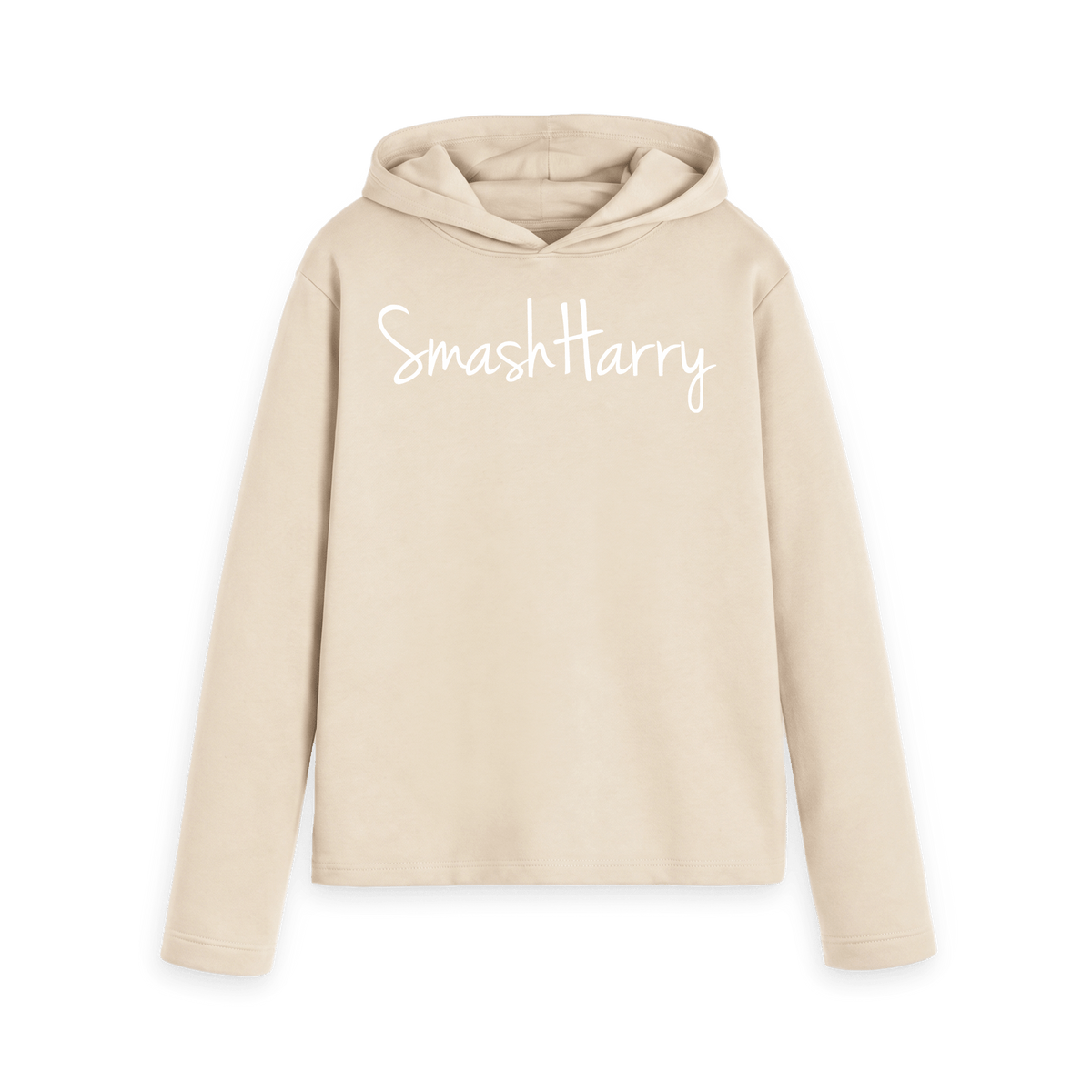 Oat Printed Hoody Front