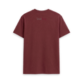 Red Wine Printed T-shirt Back