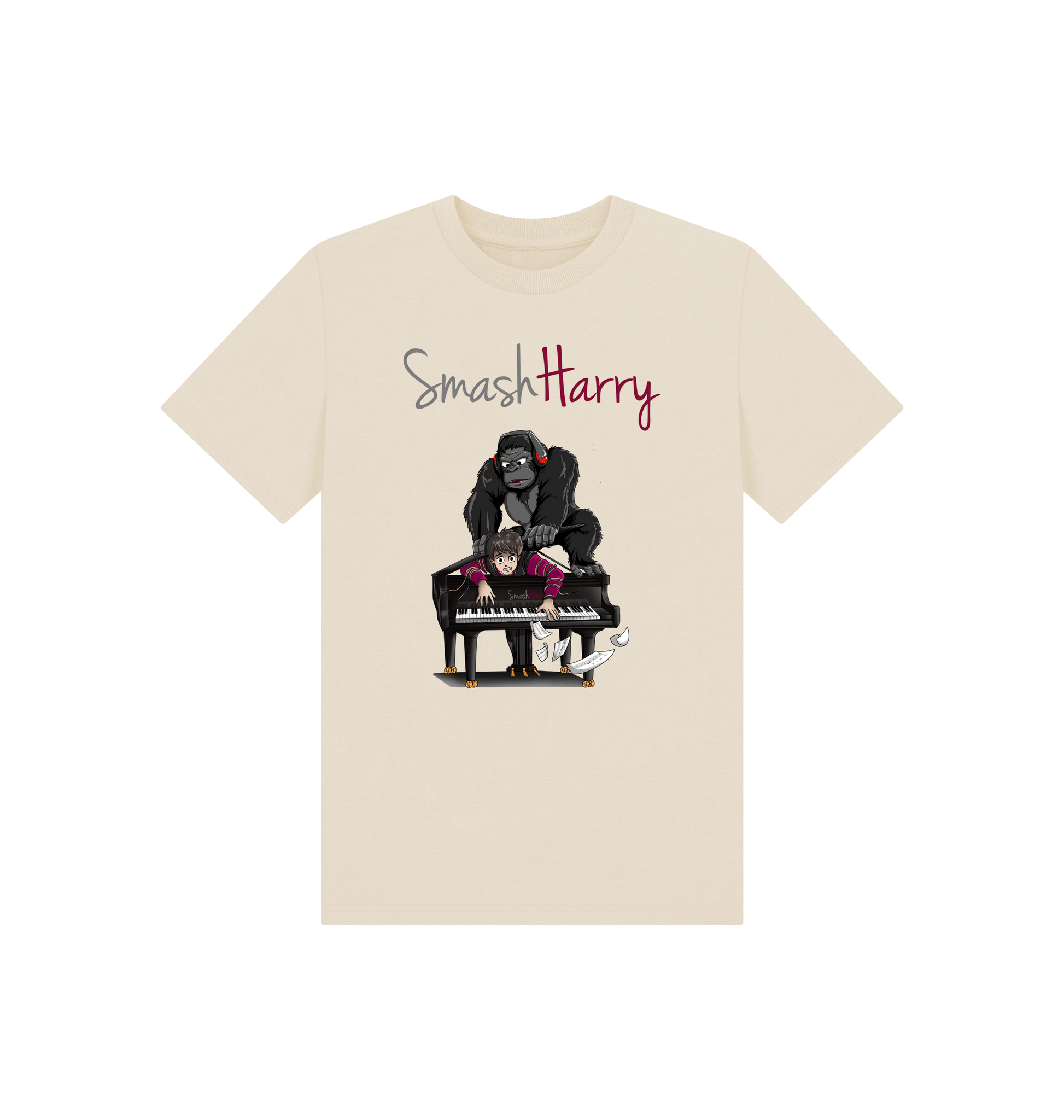 Oat Printed Kids T-Shirt Front