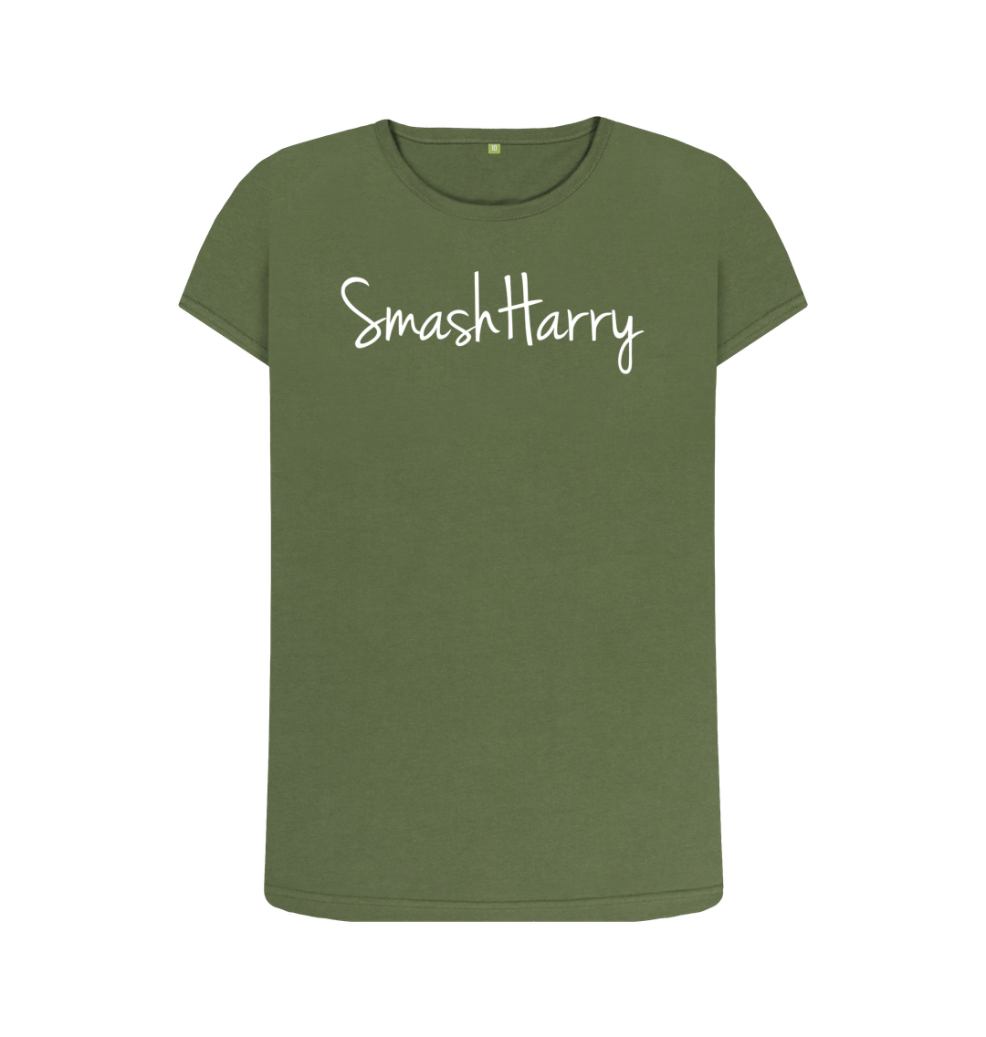 Khaki Printed T-shirt Front