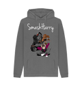 Slate Grey Printed Hoody Front