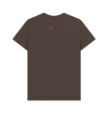Chocolate Printed T-shirt Back