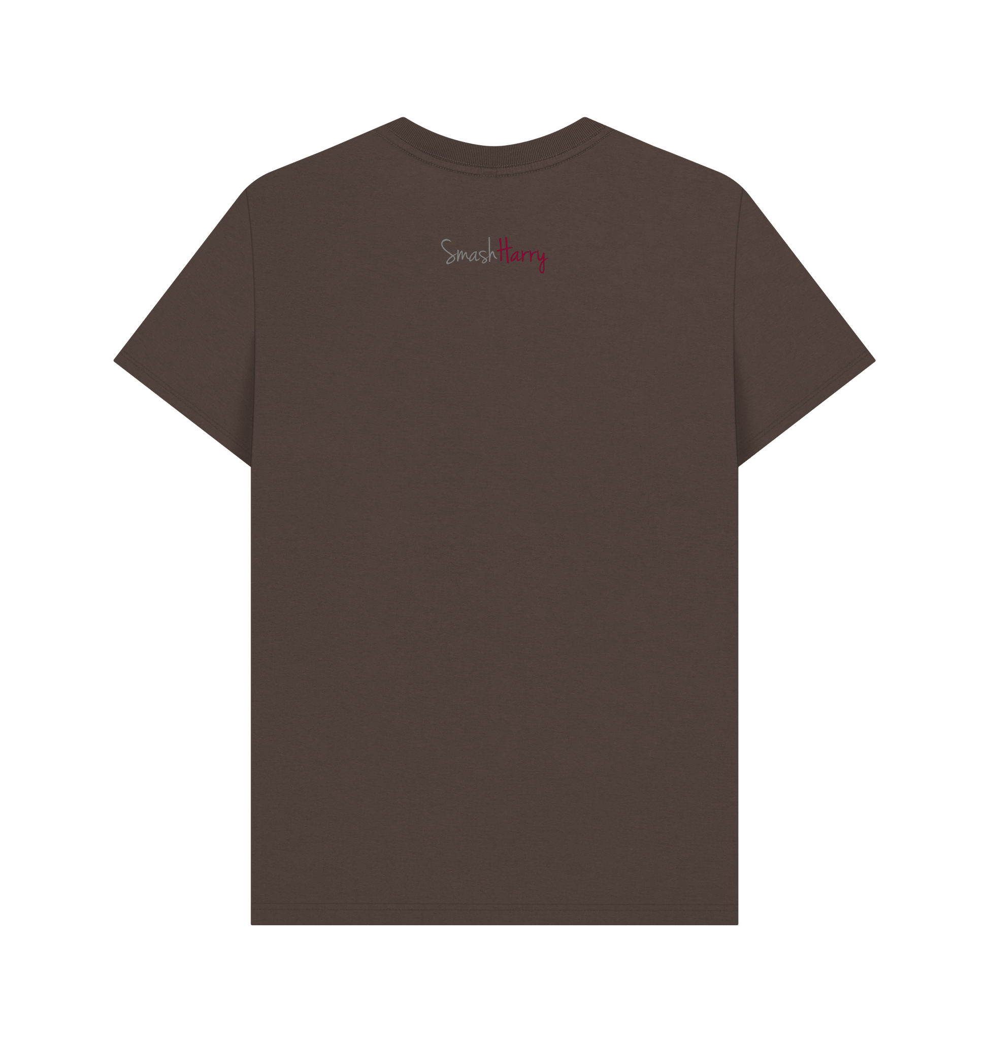 Chocolate Printed T-shirt Back