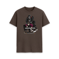 Chocolate Printed T-shirt Front