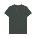Dark Grey Printed T-shirt Back