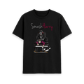 Black Printed T-shirt Front
