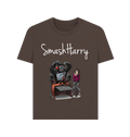 Chocolate Printed T-shirt Front