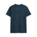 Denim Blue Printed T-shirt Back