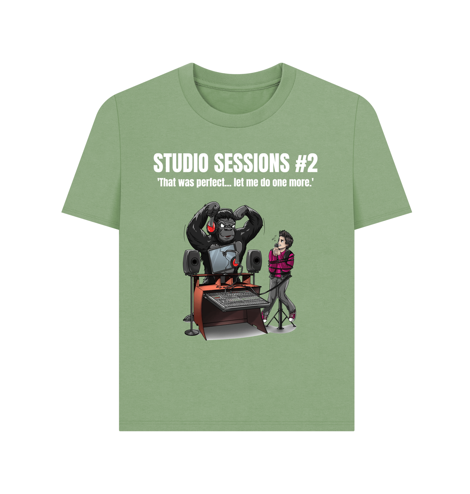 Sage Printed T-shirt Front