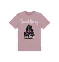 Mauve Printed Kids T-Shirt Front