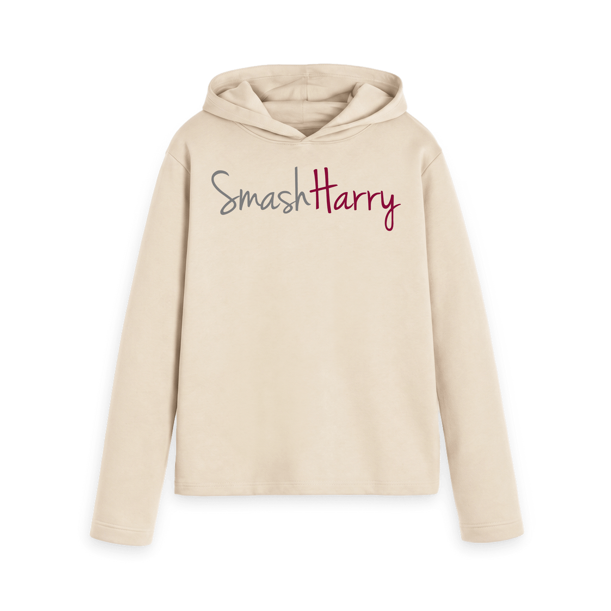 Oat Printed Hoody Front