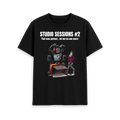 Black Printed T-shirt Front