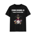 Black Printed T-shirt Front