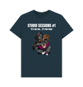 Denim Blue Printed T-shirt Front