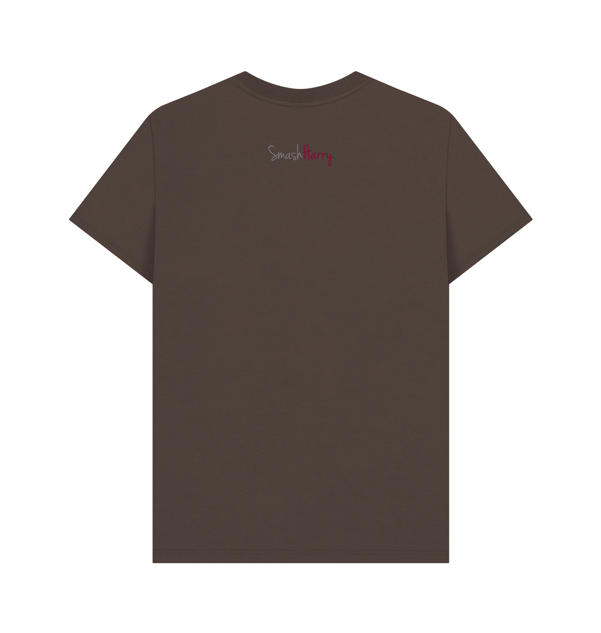 Chocolate Printed T-shirt Back