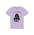 Soft Lilac Printed Kids T-Shirt Front