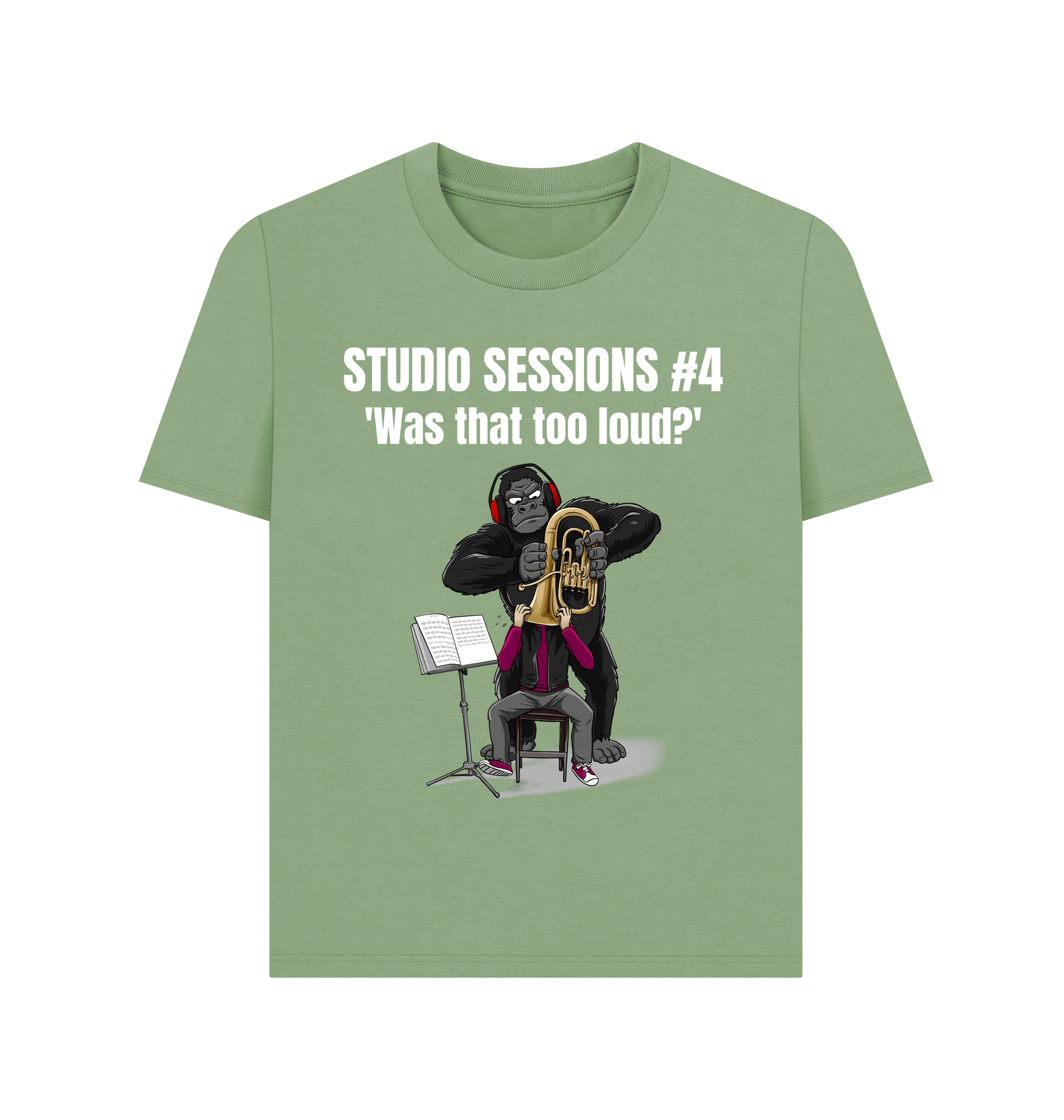Sage Printed T-shirt Front