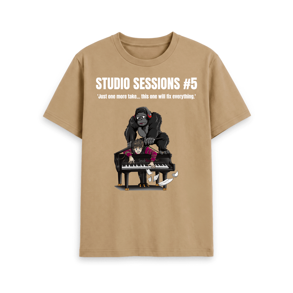 Sand Printed T-shirt Front