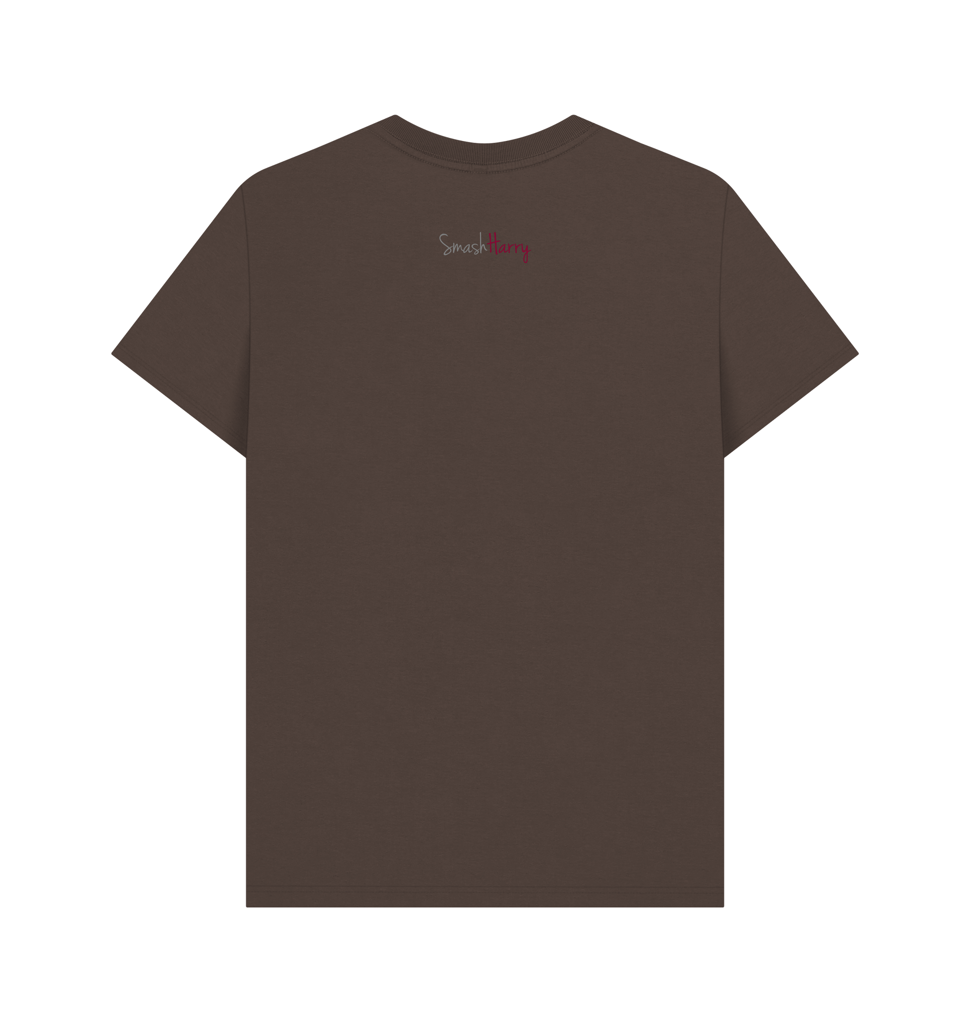 Chocolate Printed T-shirt Back
