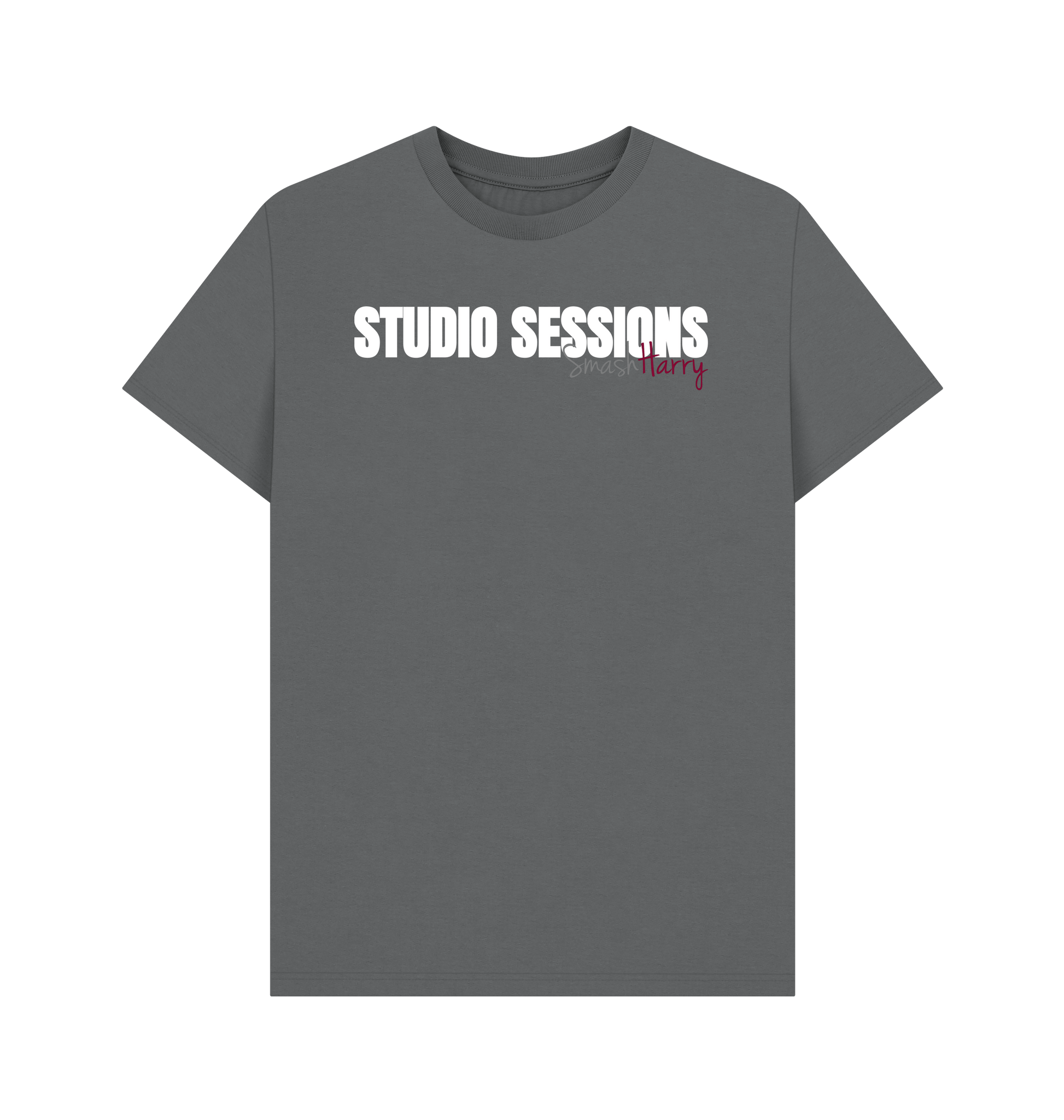 Slate Grey Printed T-shirt Front
