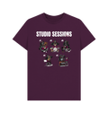 Purple Printed T-shirt Front