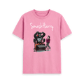 Rose Pink Printed T-shirt Front