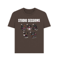 Chocolate Printed T-shirt Front