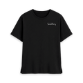 Black Printed T-shirt Front