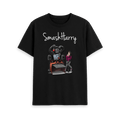 Black Printed T-shirt Front