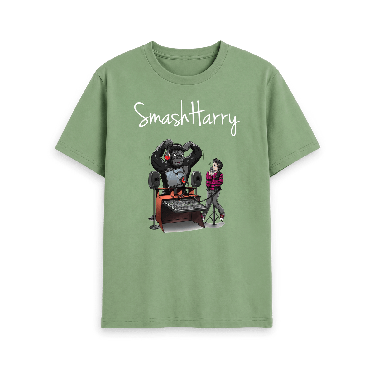 Sage Printed T-shirt Front