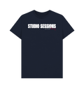 Navy Blue Printed T-shirt Front
