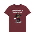 Red Wine Printed T-shirt Front