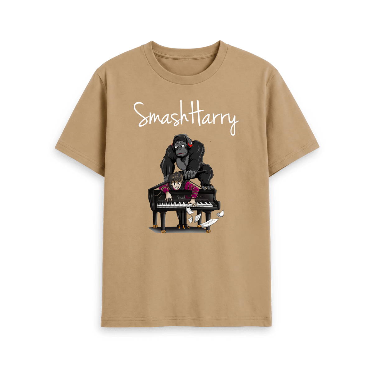 Sand Printed T-shirt Front