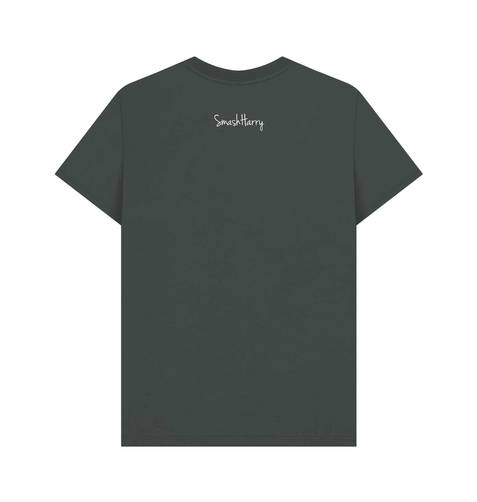 Dark Grey Printed T-shirt Back