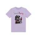 Soft Lilac Printed Kids T-Shirt Front