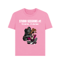 Rose Pink Printed T-shirt Front