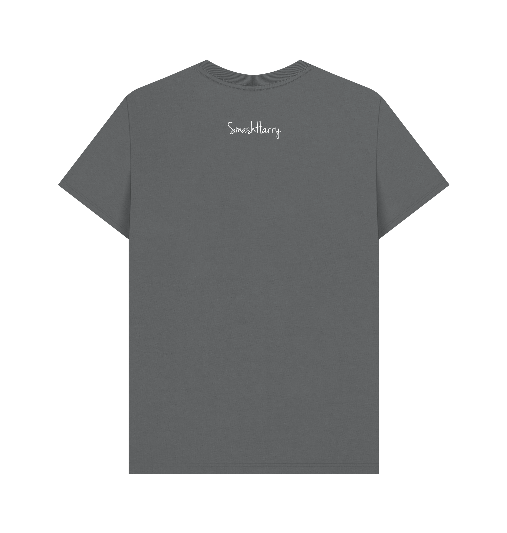 Slate Grey Printed T-shirt Back