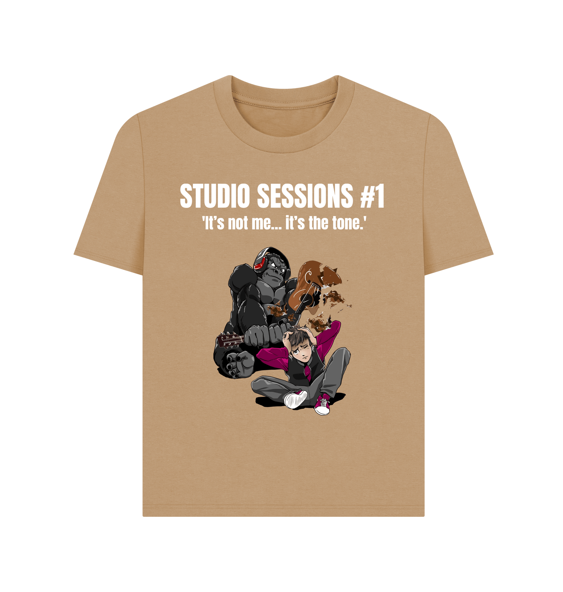 Sand Printed T-shirt Front
