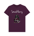 Purple Printed T-shirt Front