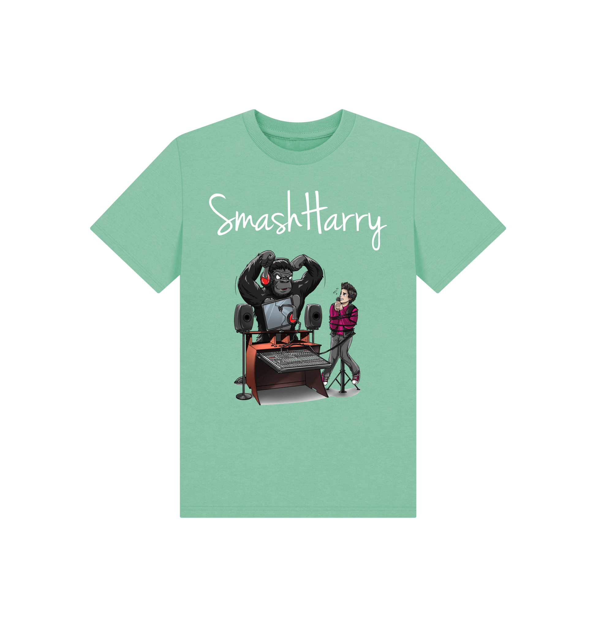 Peppermint Printed Kids T-Shirt Front